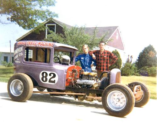 Whittemore Speedway - Gary Lutes With Father Al (newer photo)